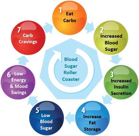 Blood sugar roller coaster