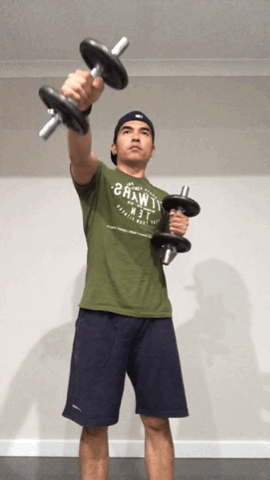 Dumbbell punches