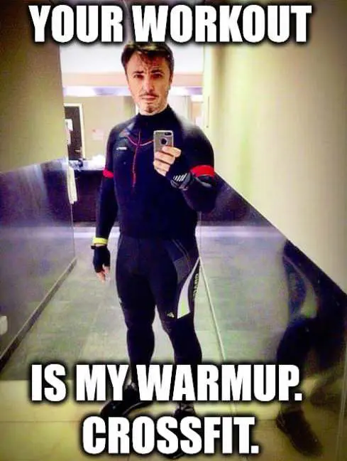 your workout is my warmup
