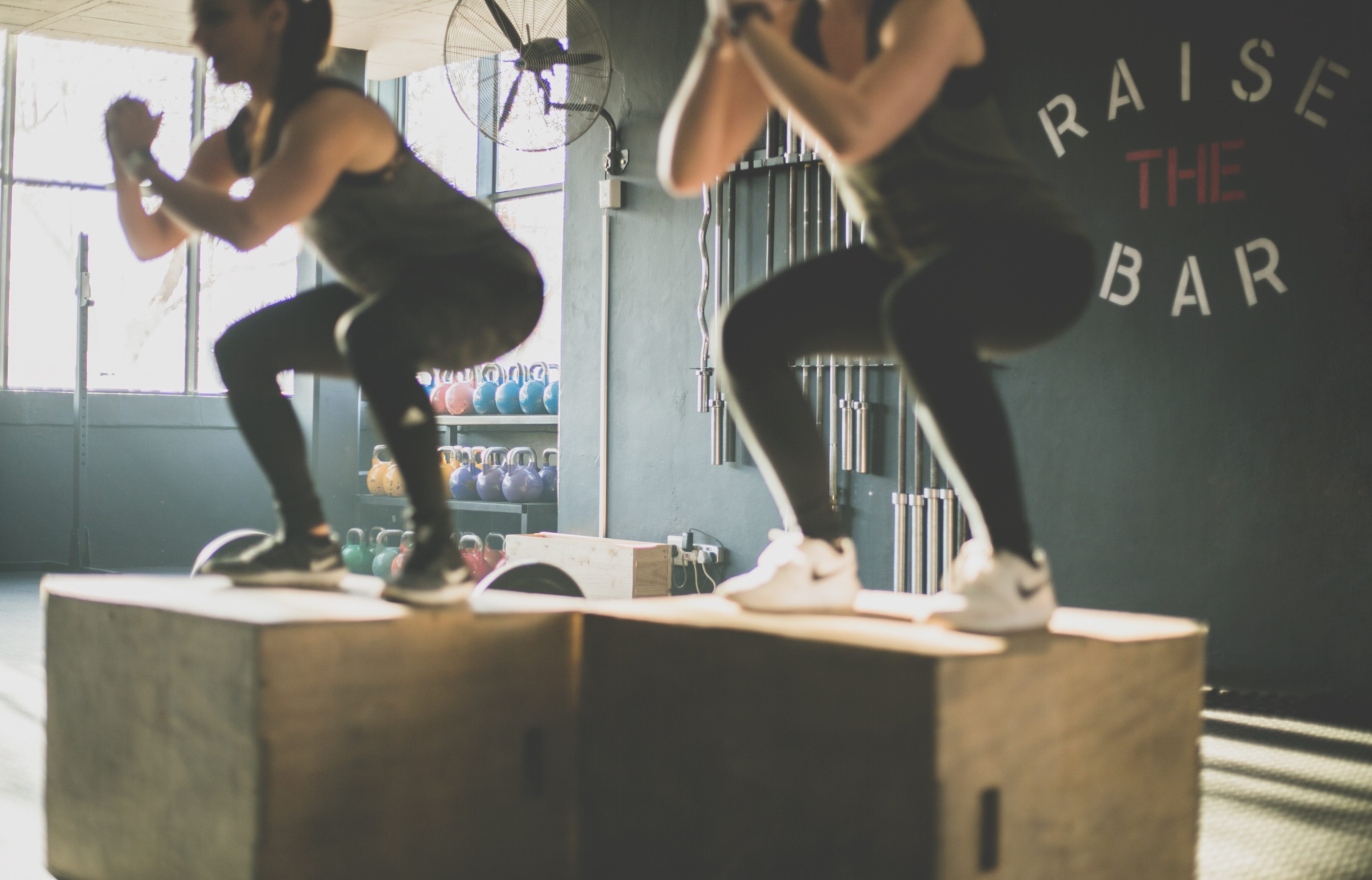 Squats on a box