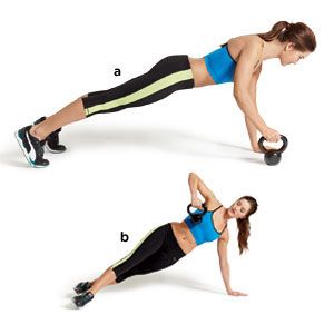 Side Plank Rows