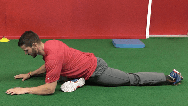 Open up your hips with a pigeon stretch