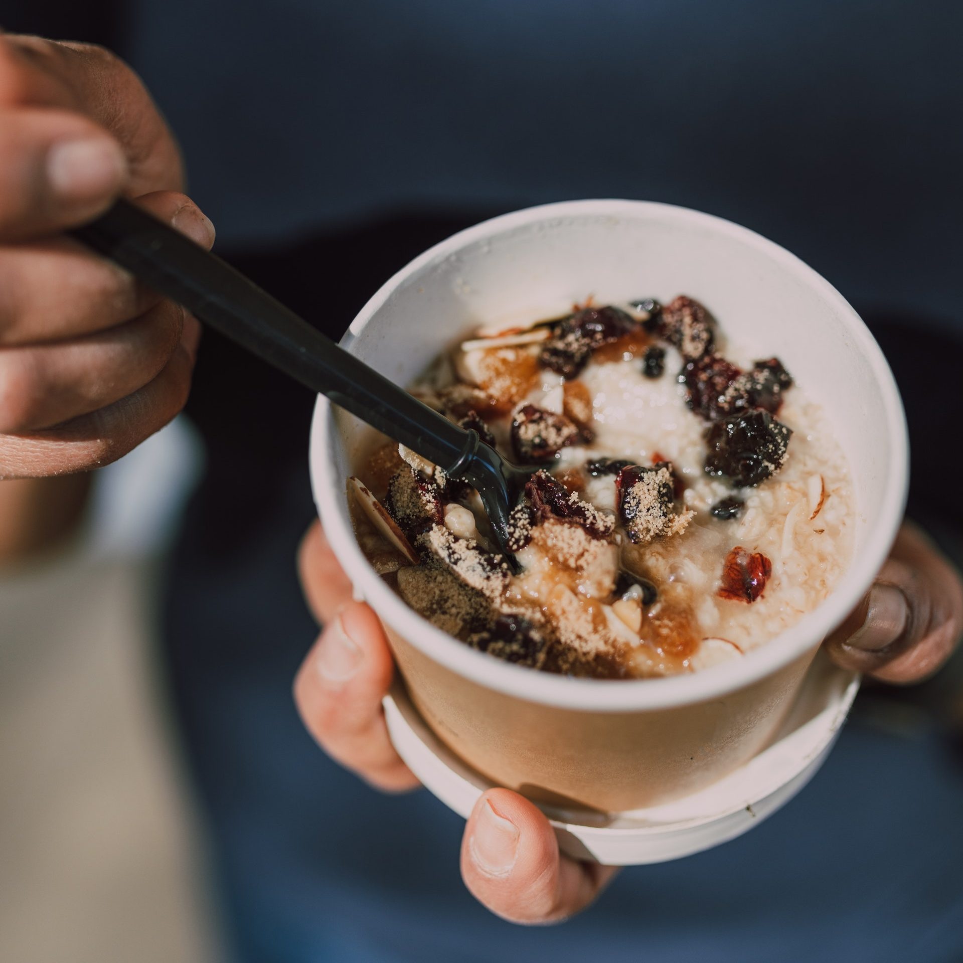 Sliced dates in a cup for keto