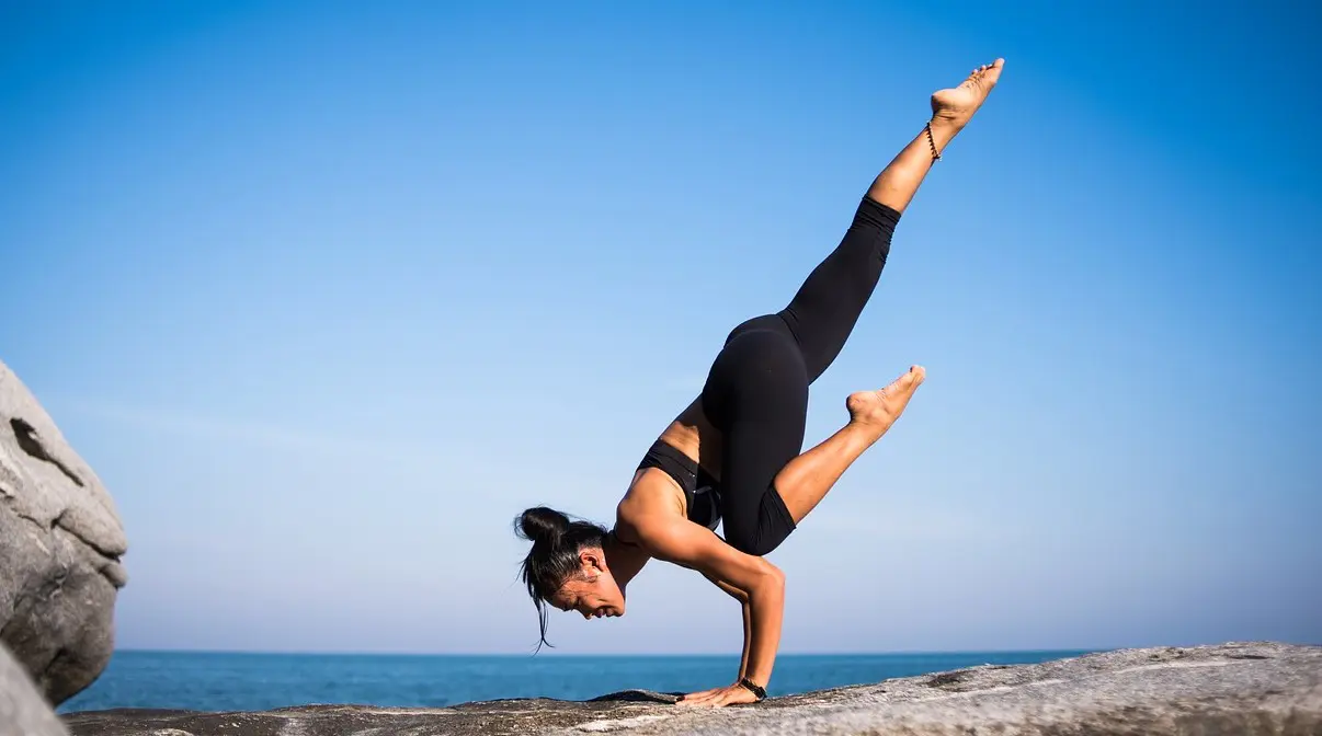 woman yoga pose