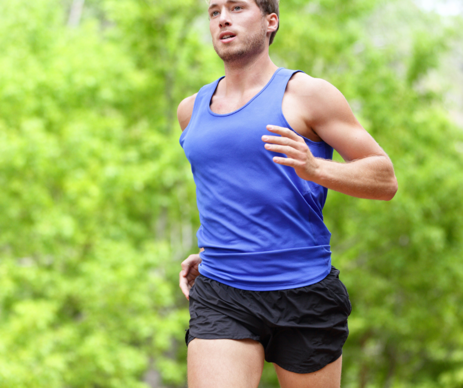 running increases catabolic state