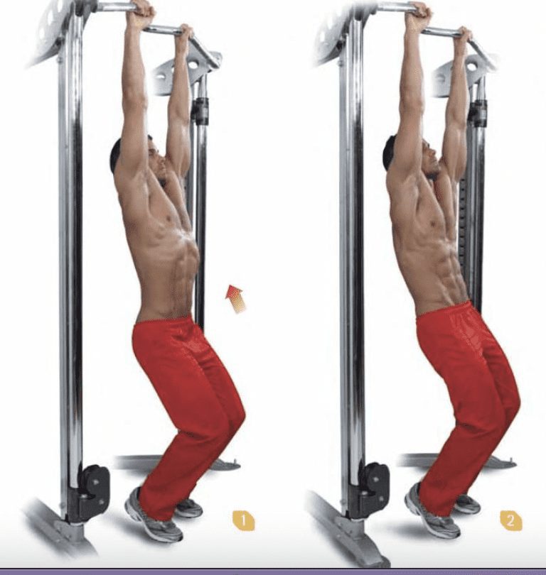 Hanging Pelvic Tilt Knee Raise Exercises