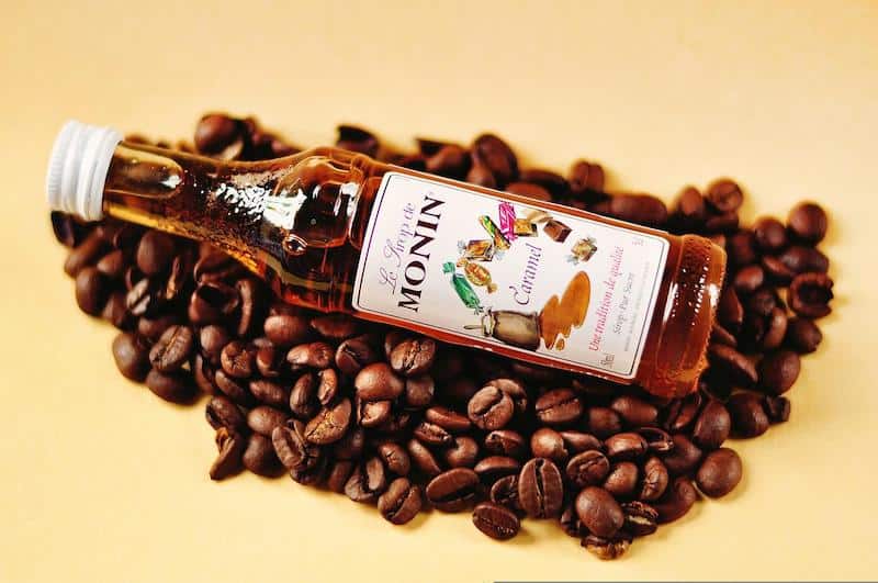 Caramel coffee syrup