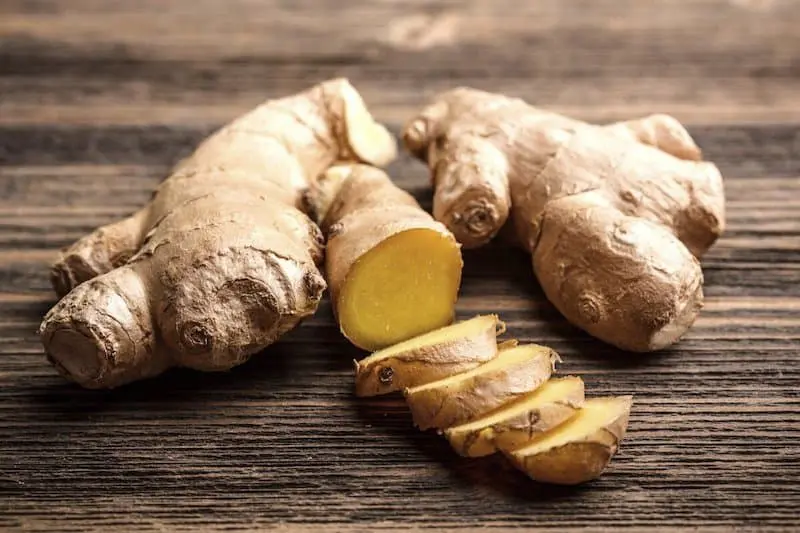 Ginger on the table