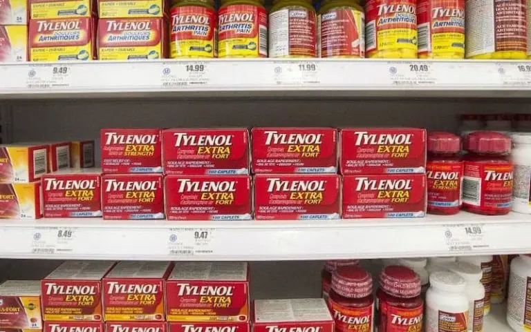 Tylenol on the shelves