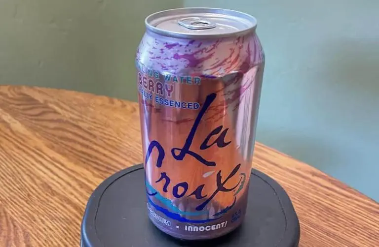 LaCroix on a table