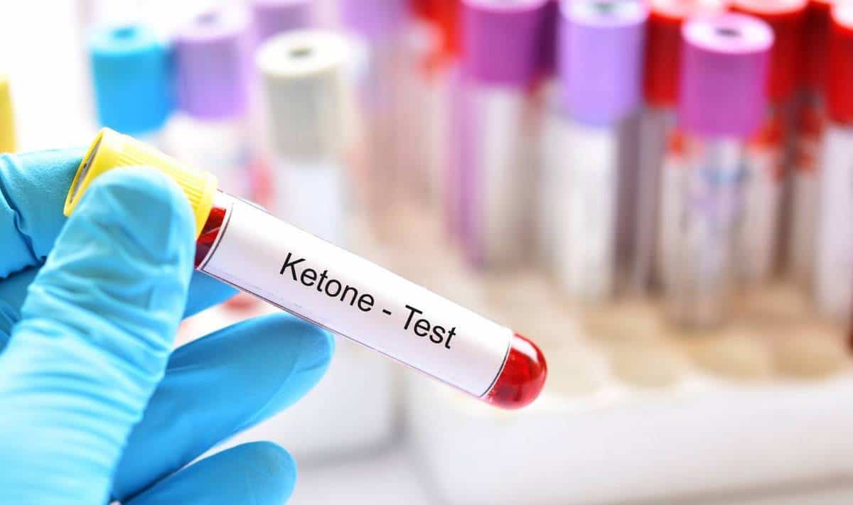 Ketones in a test tube