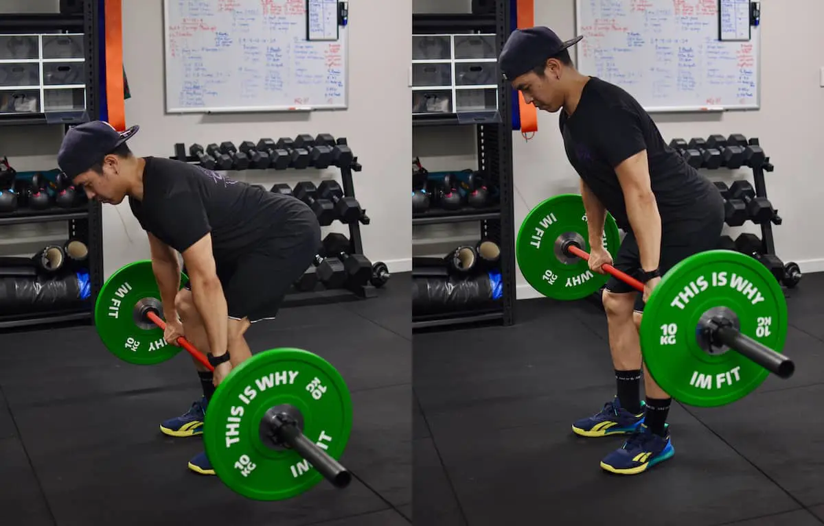 Halting deadlifts