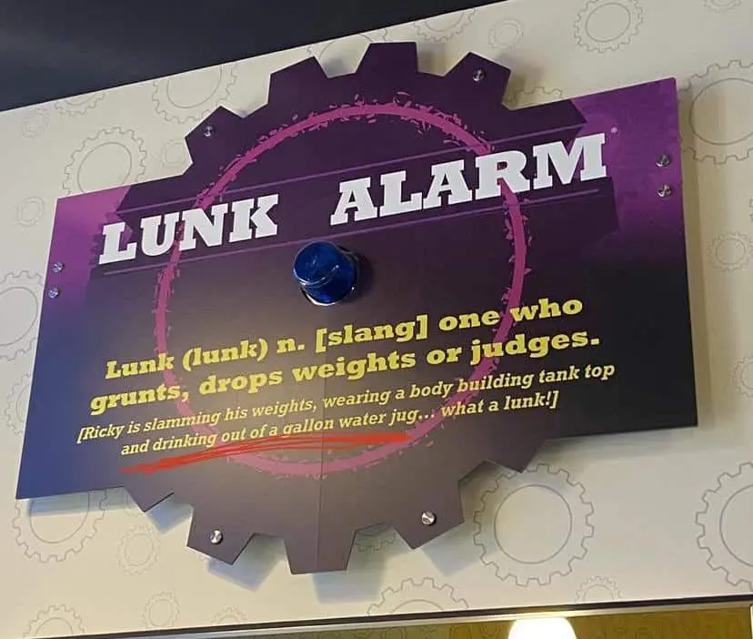 Planet fitness lunk alarm