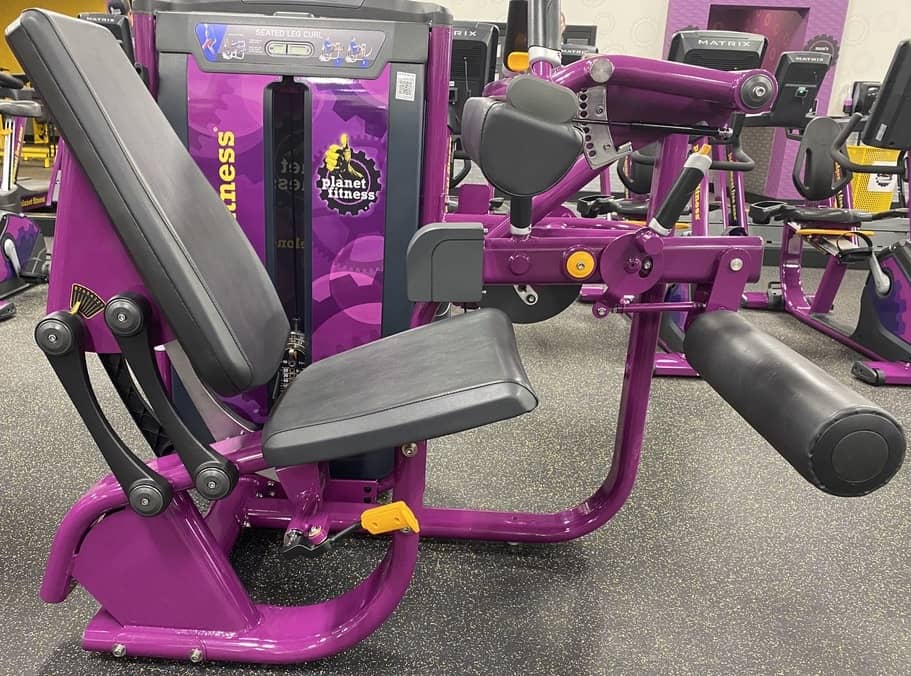 Planet fitness matrix leg curl machine